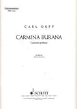  Carmina burana ( tenor/bass ) chant: Cantiones profanae. solo parts (STBar), mixed choir, children\'s choir and orchestra (or 2 pianos and percussion or large wind band).