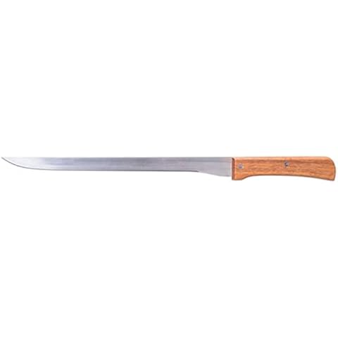 Acan Tradineur - Cuchillo jamonero de 25 cm de hoja inoxidable y mango de madera Cover