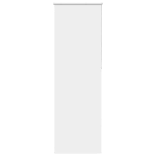 vidaXL Estor Enrollable Opaco Blanco 65x210 cm Tela Ancho 60,7 cm, Estor día y Noche, Estor de Cocina, Estor Opaco Enrollable, Estor Opaco