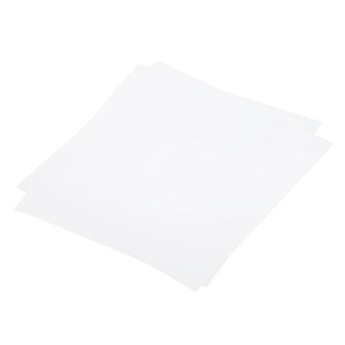 Image of MECCANIXITY White ABS Plastic Sheet 8 x 8 x 0.02 Inch for Building Model, DIY Crafts, Panel, Pack of 2 Pcs