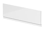 Balterley Front Bath Panel Covering with Plinth 1700mm, MDF Bath Panels White, Straight Front Bathroom Panels for Bathtub, Water Resistant Side Panel for Bathroom Baths and Soaking Tubs (White)