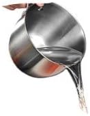 加厚不锈钢水瓢 Water Ladle Bath Ladle Kitchen Home Tools 家用勺子 Stainless Steel Long handled soup spoons，Spoons,Meal spoon 舀水厨房水勺瓢水盛水舀洗米水漂漏勺舀子 Household Cleaning，Kitchen Storage Essentials