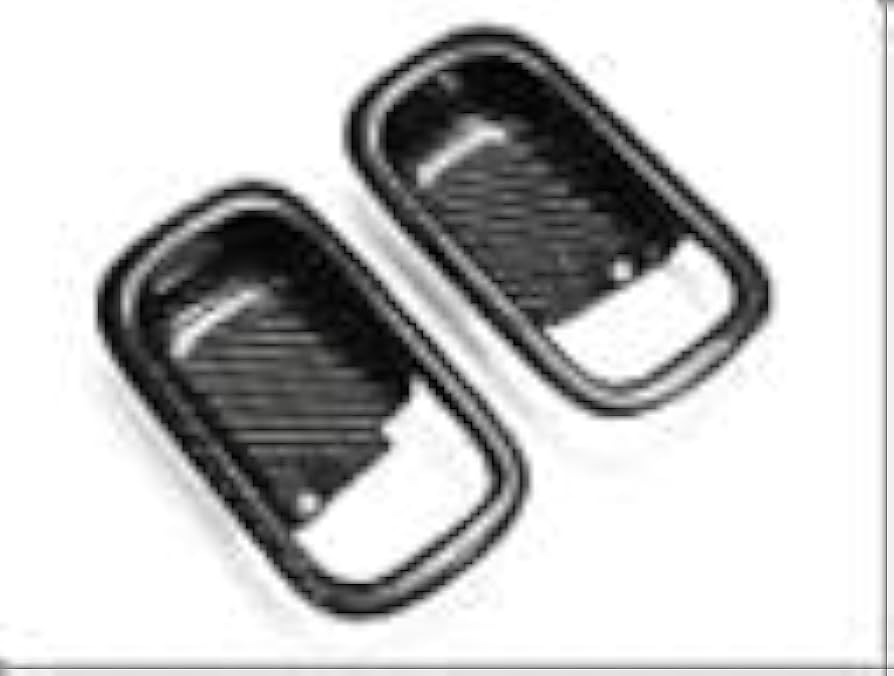 Amazon | 炭素繊維内部トリムカバーインナードアハンドルカップ