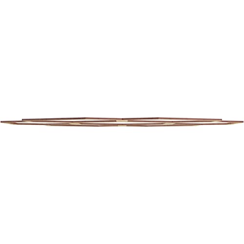 Image of Ekena Millwork 36 inchOD x 12 5 /8 inchID x 3 /8 inchT Florin Wood Fretwork Pierced Ceiling Medallion, Hickory