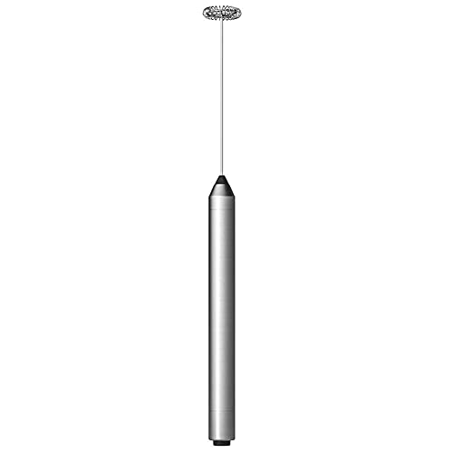Nettoppo Mini Batidora de Mano una BateríA MáQuina de Espuma EléCtrica para Café de Acero Inoxidable para Café