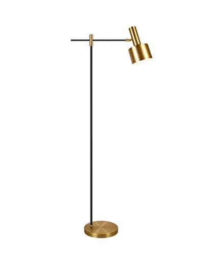 Lampes sur pied en métal doré au design moderne raffiné