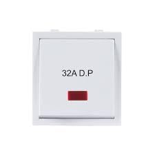 SEER 32A DP Main Switch 1 Way with Indicator Heavy Duty | On/Off Function, White Finish, Electrical Switch, 32 Amp Capacity, Indicator Light-image-31
