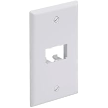 Panduit CFP2WH 1-Gang 2-Port Faceplate, White