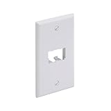 Panduit CFP2WH 1-Gang 2-Port Faceplate, White