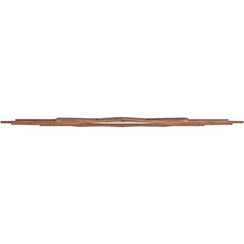 Image of Ekena Millwork 30 inchOD x 11 1 /2 inchID x 3 /8 inchT Eleanor Wood Fretwork Pierced Ceiling Medallion, Walnut