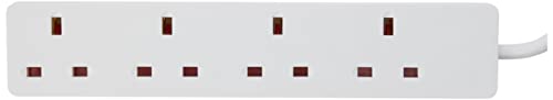 pro-elec-Slim-4-Gang-Extension-Lead-10-m-White
