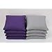 Free Donkey Sports Cornhole Bags (Pack of 8), Gray/Purple, Regular