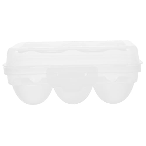 CHICAMPERA アウトドアエッグホルダー 透明プラスチック製耐衝撃プ キャンプ 旅行 ピクニックに 卵保存ボックス 高さアップで収納力アップ 用