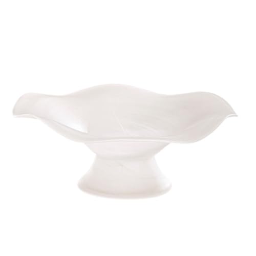 Cuenco de cristal para ensalada de frutas, bandeja de postre, elegante bandeja para servir, aperitivos, ensalada, plato para servir el hogar, mesa de café, adorno para mesa de café