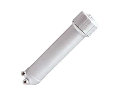 Residential RO Membrane Housing with 90° Ports - Double O-Ring and Quick Connect Fittings - (MH-35DW-EZ)