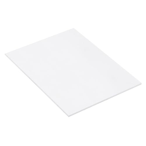 Image of Expanded PVC Plastic Sheet 1 /4 inch Thick, 12 inchx16 inch Lightweight Rigid Foam Sheet, [for Crafts Signage Displays Digital Screen Printing] - White / 1 Pcs