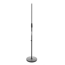 Easy-grip clutch adjusts height smoothly Compact cast iron base ensures stability and saves space Rubberised feet reduce vibration and protect surfaces Telescopic design offers durable, long-term performance