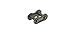 Koch 7560031 Roller Chain Connector Link, 3-Pack, #60-H