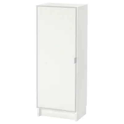 Ikea Billy Book Case (40X30X106 Cm With Glass Door), white-image-23