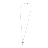 Finition polie : fabriquée de manière experte avec une attention aux détails, offrant une apparence et raffinée, collier pendentif pour homme, chaîne en pour femme