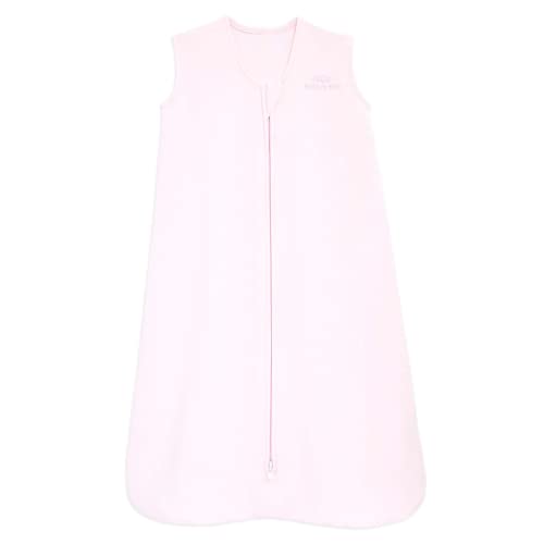 Image of HALO Sleepsack 100% Cotton Wearable Blanket, TOG 0.5, Soft Pink, Medium