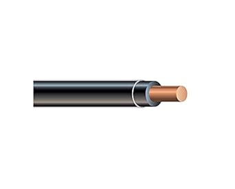 Wirenco 14 Gauge THHN Solid Copper Building Wire Black, 500FT Reel