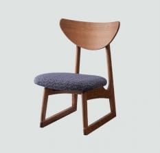 Lager Chair (ラガーチェア) ミナモ ブルー ダークブラウンフレーム(SWOF)