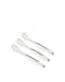 Twistshake Lot de 3 Cuillères Bébé, Plastique, Passe au lave-vaisselle, à partir de 4 Mois, White, Blanc 78187