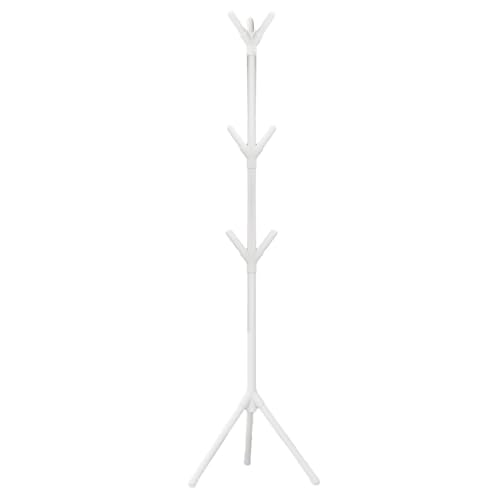 Huayeex Perchero independiente con 6 ganchos, 3 opciones de altura, perchero para ropa, sombreros, bolsos, pasillo, entrada, hogar, oficinas, 170 cm