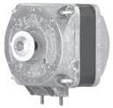 AC Motors Shaded Pole Motor Square Body 115V 0.35A 5W 50Hz/60Hz 1550rpm 4Pole 1S-thaft Flange Mount/Through Hole- Motor Only