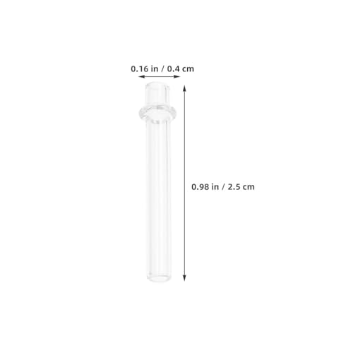 Soportes de mecha de vidrio para lámpara de aceite 10 pcs miniatura 2