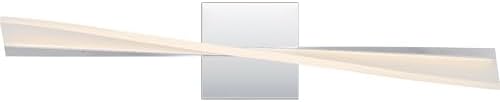 Quoizel Fox Integrated LED Polished Chrome Bath Light with CCT Switch
