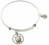Bella Ryann Turtle Silver Charm Bangle Bracelet
