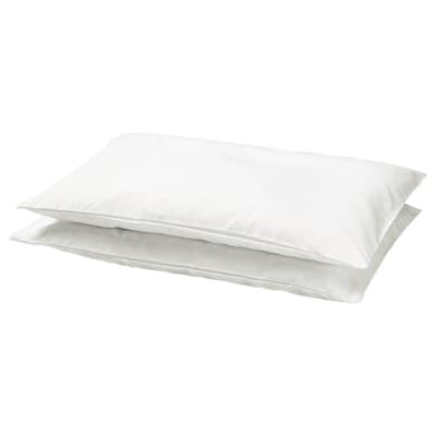 Pillowcase for cot, white, 35x55 cm 2 pack + Free finchley pen (35x55 cm, 2)