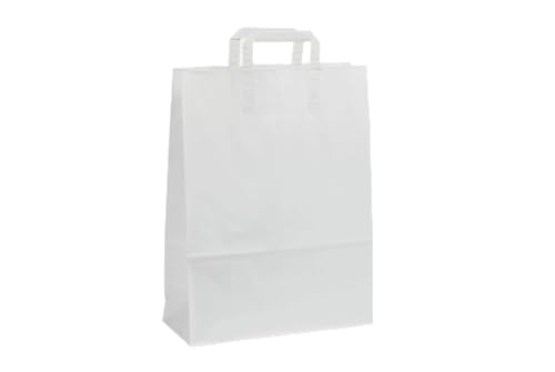 Saphir-Tec VP topcraft® Papier-Tragetasche 32x14x42cm weiß - 250 Stück