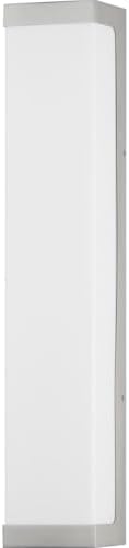 Maxim Lighting 55524WTAL Tunnel - 18W 2 LED Outdoor Wall Mount-26 Inch Tall and 5 Inch Wide, Finish Color: Brushed Aluminum