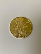 Amazon.co.jp: 横浜ランドマークタワー30周年 記念メダル 限定 茶平