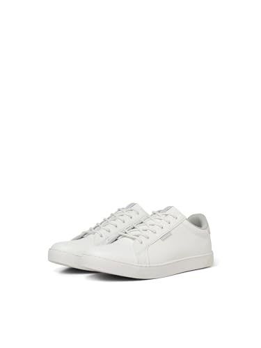 JACK & JONES Jfwtrent PU Bright White 19 Noos, Sneakers Basses Homme, Blanc (Bright White), 41 EU