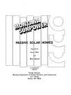 Passive Solar Homes B0006Y55QO Book Cover