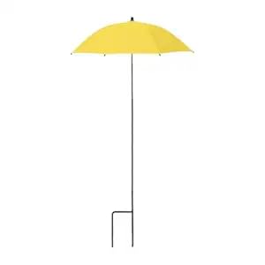 Outdoor Plant Umbrella Sun Shade for Flower Beds and Potted Plants, Adjustable Garden Canopy with Alloy Frame and Polyester Cover, Protective Plant Sunshade, Yellow, 1 Piece-image-26