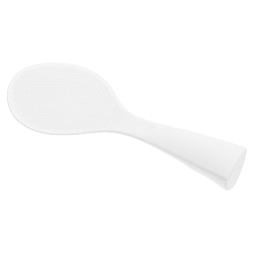 SOLUSTRE Silicone Rice Spoon Vertical Non Stick Household Rice Scoop Kitchen Utensil for Easy Serving Smooth Surface for Effortless Cleaning High Temperature