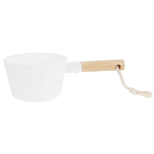 Hemoton Home Accessories Plastic Wood Bathing Ladle Spoons Kitchen Accessories Bathroom Water Scoop Cup Shampoo Bath Spoon Home Essential Water Scoop