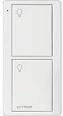 Lutron PK2-2B-TAW-L01 Two Button Pico Wireless Control - Lights ...