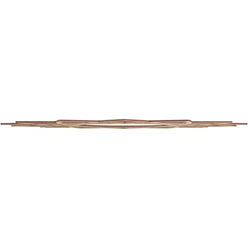 Image of Ekena Millwork 40 inchOD x 15 3 /8 inchID x 3 /8 inchT Eleanor Wood Fretwork Pierced Ceiling Medallion, Birch