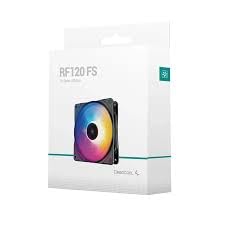 (Refurbished) Powerfull Cabinet CASE FAN (RF120FS) with three color LED lighting Cooler (Black)