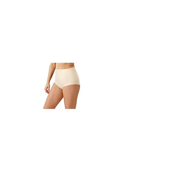 Hanes-Womens-Shapewear-Light-Control-Shaping-Brief-Fajas-2-Pack-MHH051 Hanes womens Light Control Mhh051 2-pack shapewear briefs, Beige, XX-Large US
