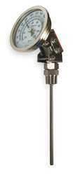 1NGA5 Thermometer, Dial Size 3 In, 0 to 250 F