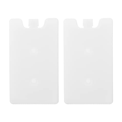 Homoyoyo 2pcs Reusable Ice Cases Cooling Case Ice Pack for Coolers Containers Portable Cooler Cubes Reusable