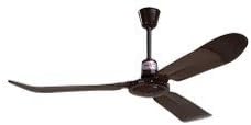 60F-9 Brown/ 56" Diameter/Brown/Downblowing/Curved Blades/Wire Leads / 120V / .590 Amps