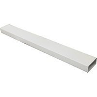 110mm x 54mm x 1m Tumble Dryer Flat Channel Ducting